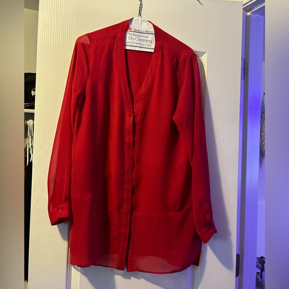 Red Banana Republic blouse, 100% polyester
